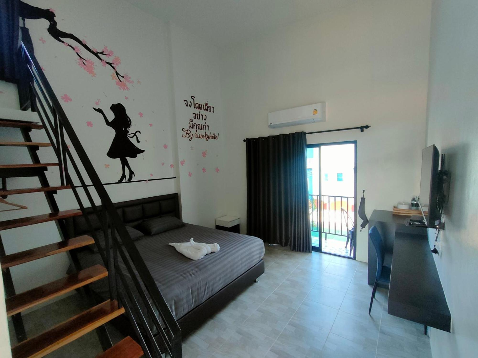 Wixky Hotel نونغ خاي الغرفة الصورة